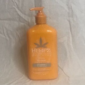 HEMPZ BEAUTY ACTIVES PUMP CITRUS BLOSSOM VITAMIN C BODY LOTION Full Size 17 OZ